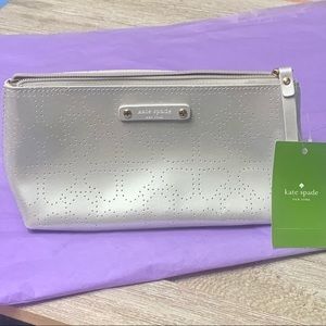 Kate Spade Little Shiloh Metro Silver Mini Bag NWT